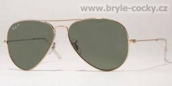 zvětšit obrázek - Slnečné  Okuliare Ray Ban RB 3025 001/58 Aviator Large Metal polarizačné